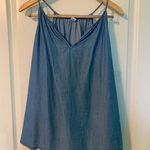 Blue tank tee